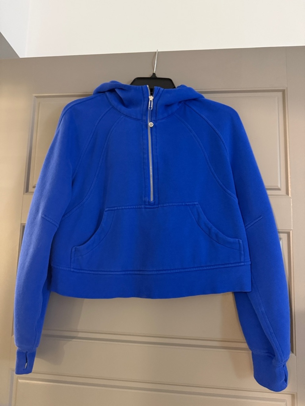 Lululemon Scuba Half-Zip Hooded Pullover- Cerulean Blue XS/S